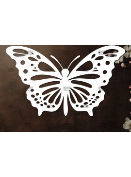 Σετ των 2 Intra απο ξύλο plywood 3mm-4mm πάχος Κοπή χαρτιού πεταλούδας , Σχέδιο κοπής χαρτιού Δίασταση 30x20 cm INTRAFABR-115823253