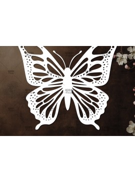 Σετ των 2 Intra απο ξύλο plywood 3mm-4mm πάχος Κοπή χαρτιού πεταλούδας , Σχέδιο κοπής χαρτιού Δίασταση 30x20 cm INTRAFABR-115823380