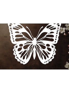 Σετ των 2 Intra απο ξύλο plywood 3mm-4mm πάχος Κοπή χαρτιού πεταλούδας , Σχέδιο κοπής χαρτιού Δίασταση 30x20 cm INTRAFABR-115823427