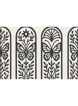 Σετ των 3 Intra απο ξύλο plywood 3mm-4mm πάχος Πάνελ παραθύρων στυλ πεταλούδας Cut Fi Δίασταση 4x4 cm INTRAFABR-122752198