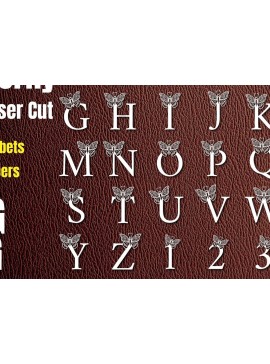 Σετ των 2 Intra απο ξύλο plywood 3mm-4mm πάχος Butterfly V2 Δίασταση 15x15 cm INTRAFABR-32221115