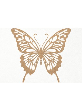 Σετ των 3 Intra απο ξύλο plywood 3mm-4mm πάχος κοπής και χαρτιού με λέιζερ Butterfly Δίασταση 7x7 cm INTRAFABR-103120542