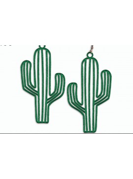 Σετ των 3 Intra απο ξύλο plywood 3mm-4mm πάχος Σκουλαρίκια κάκτου Δίασταση 3x3 cm INTRAFABR-31977505