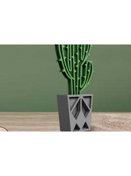 Σετ των 3 Intra απο ξύλο plywood 3mm-4mm πάχος πολυστρωματικής διακόσμησης σπιτιού Cactus Δίασταση 3x5 cm INTRAFABR-101845279