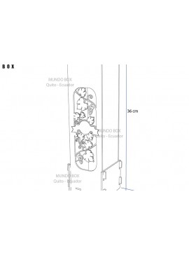 Σετ των 2 Intra απο ξύλο plywood 3mm-4mm πάχος Κουτί κρασιού ή θήκη κρασιού, δύο μοντέλα Δίασταση 15x15 cm INTRAFABR-119548022