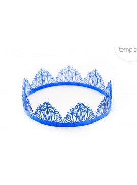Σετ των 2 Intra απο ξύλο plywood 3mm-4mm πάχος Cake Topper Crown Cake Topper Bi Δίασταση 1x23 cm INTRAFABR-30636548