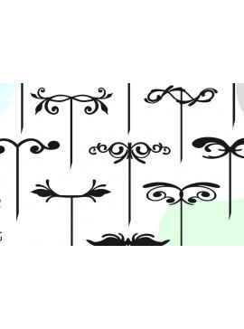 Σετ των 2 Intra απο ξύλο plywood 3mm-4mm πάχος Cake Topper Elements Δίασταση 15x15 cm INTRAFABR-61844601