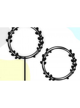 Σετ των 2 Intra απο ξύλο plywood 3mm-4mm πάχος Cake Topper Frame , Πακέτα Πλαίσιο Δίασταση 20x30 cm INTRAFABR-32503345