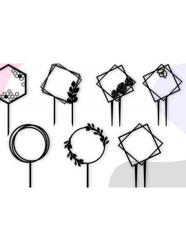 Intra απο ξύλο plywood 3mm-4mm πάχος Cake Topper Frame , Frames Δίασταση 20x30 cm INTRAFABR-32259737