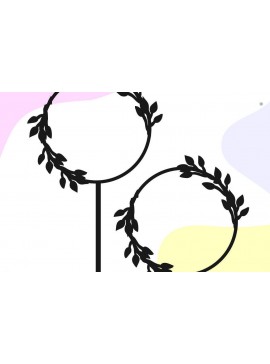 Intra απο ξύλο plywood 3mm-4mm πάχος Cake Topper Frame , Leaf Frame Δίασταση 20x30 cm INTRAFABR-34048175