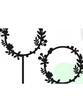 Σετ των 2 Intra απο ξύλο plywood 3mm-4mm πάχος Cake Topper Frame Leaf Frame Δίασταση 20x30 cm INTRAFABR-32259133