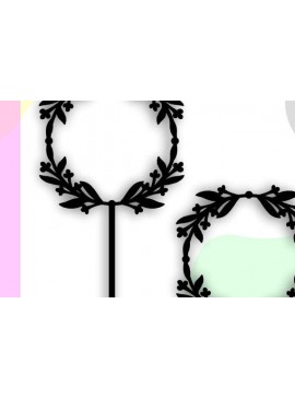 Σετ των 2 Intra απο ξύλο plywood 3mm-4mm πάχος Cake Topper Frame , Wedding Frame Δίασταση 20x30 cm INTRAFABR-115777277