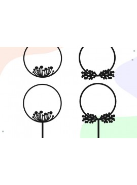 Intra απο ξύλο plywood 3mm-4mm πάχος Cake Topper Frame , Wreath Frame Δίασταση 20x30 cm INTRAFABR-39138757