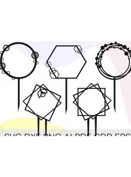 Intra απο ξύλο plywood 3mm-4mm πάχος Cake Topper Frames Δίασταση 20x30 cm INTRAFABR-33199772