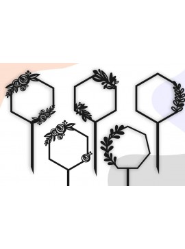 Intra απο ξύλο plywood 3mm-4mm πάχος Cake Topper Frames , Cake Topper Δίασταση 20x30 cm INTRAFABR-35517511