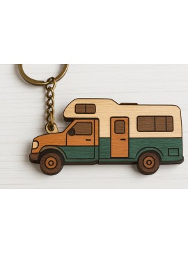 Σετ των 3 Intra απο ξύλο plywood 3mm-4mm πάχος Μπρελόκ Camper Van Δίασταση 6x6 cm INTRAFABR-120685047