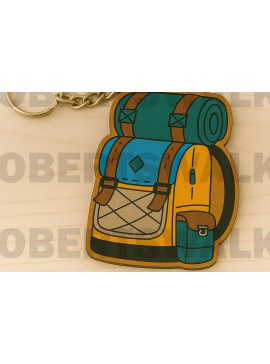 Σετ των 3 Intra απο ξύλο plywood 3mm-4mm πάχος Μπρελόκ για Camping Backpack Δίασταση 6x6 cm INTRAFABR-123010765