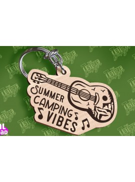 Σετ των 3 Intra απο ξύλο plywood 3mm-4mm πάχος Μπρελόκ Camping | Περιπέτεια Δίασταση 6x6 cm INTRAFABR-94674681