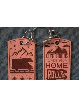 Σετ των 3 Intra απο ξύλο plywood 3mm-4mm πάχος Camping Keychain | Κατασκήνωση Δίασταση 6x6 cm INTRAFABR-67093448