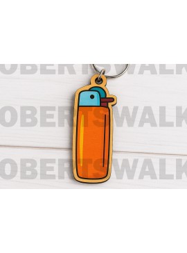 Σετ των 3 Intra απο ξύλο plywood 3mm-4mm πάχος Μπρελόκ Camping Lighter Δίασταση 6x6 cm INTRAFABR-123332710