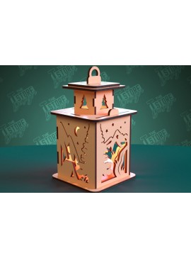 Intra απο ξύλο plywood 3mm-4mm πάχος Camping Night Light | Camping Vibe | CNC Δίασταση 30x20 cm INTRAFABR-99666166