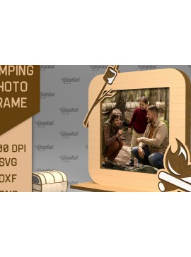 Σετ των 2 Intra απο ξύλο plywood 3mm-4mm πάχος Κάμπινγκ Κορνίζα Δίασταση 20x30 cm INTRAFABR-92542688