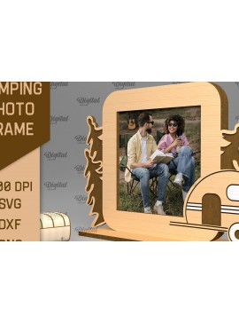 Σετ των 2 Intra απο ξύλο plywood 3mm-4mm πάχος Κάμπινγκ Κορνίζα Δίασταση 20x30 cm INTRAFABR-92542749