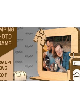 Σετ των 2 Intra απο ξύλο plywood 3mm-4mm πάχος Κάμπινγκ Κορνίζα Δίασταση 20x30 cm INTRAFABR-92542772