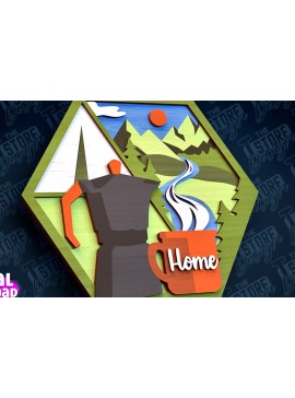 Intra απο ξύλο plywood 3mm-4mm πάχος Camping Sign Cut  | τρισδιάστατη πινακίδα κάμπινγκ Δίασταση 30x20 cm INTRAFABR-93164564