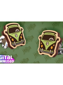 Σετ των 3 Intra απο ξύλο plywood 3mm-4mm πάχος Σκουλαρίκια Camping Stud Cut  | Jewelly Δίασταση 3x3 cm INTRAFABR-94847479
