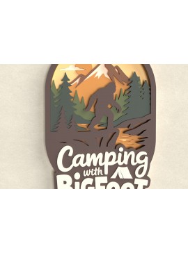 Σετ των 3 Intra απο ξύλο plywood 3mm-4mm πάχος Κάμπινγκ με Bigfoot Layered Δίασταση 8x8 cm INTRAFABR-125220598