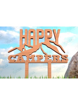 Σετ των 2 Intra απο ξύλο plywood 3mm-4mm πάχος Πινακίδα πασσάλου κάμπινγκ | Πάσσαλος γκαζόν | CNC Δίασταση 30x20 cm INTRAFABR-100466806