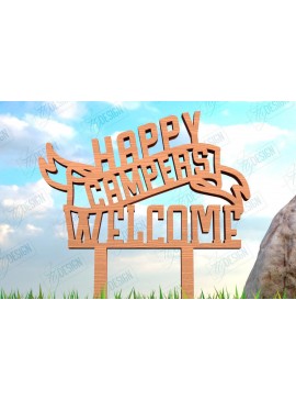 Σετ των 2 Intra απο ξύλο plywood 3mm-4mm πάχος Πινακίδα πασσάλου κάμπινγκ | Πάσσαλος γκαζόν | CNC Δίασταση 30x20 cm INTRAFABR-100466816