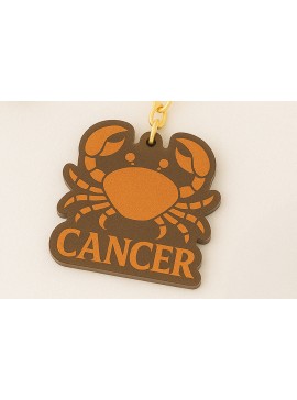 Σετ των 3 Intra απο ξύλο plywood 3mm-4mm πάχος Καρκίνος Zodiac Μπρελόκ Δίασταση 6x6 cm INTRAFABR-120350250