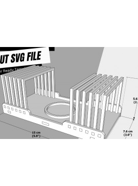 Σετ των 2 Intra απο ξύλο plywood 3mm-4mm πάχος Κηροπήγιο | | Δίασταση 15x15 cm INTRAFABR-95078199