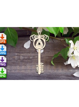 Σετ των 2 Intra απο ξύλο plywood 3mm-4mm πάχος Κλειδί αποκριών καλαμποκιού καραμέλα Δίασταση 15x15 cm INTRAFABR-39661537