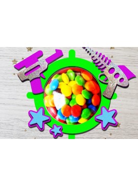 Σετ των 2 Intra απο ξύλο plywood 3mm-4mm πάχος Ετικέτα  Holder Candy Δίασταση 30x20 cm INTRAFABR-81343592