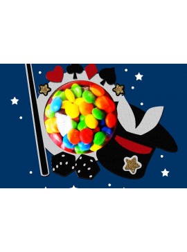 Intra απο ξύλο plywood 3mm-4mm πάχος Candy Holder Magician 3D Δίασταση 30x20 cm INTRAFABR-76524100