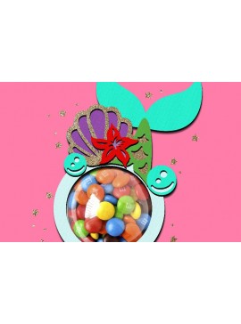 Intra απο ξύλο plywood 3mm-4mm πάχος Candy Holder Mermaid Δίασταση 30x20 cm INTRAFABR-105816573