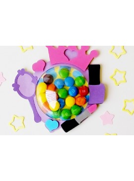 Σετ των 2 Intra απο ξύλο plywood 3mm-4mm πάχος Μπαχαροθήκη Ροζ Κούκλα 3D Δίασταση 30x20 cm INTRAFABR-75646741