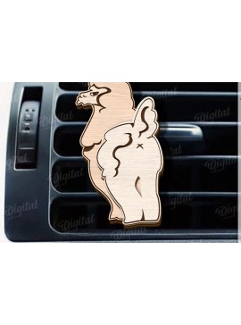 Intra απο ξύλο plywood 3mm-4mm πάχος Αποσμητικό αυτοκινήτου με λέιζερ Δίασταση 30x20 cm INTRAFABR-123426270