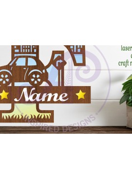 Σετ των 3 Intra απο ξύλο plywood 3mm-4mm πάχος Μονόγραμμα κεφαλαίου αυτοκινήτου Γράμμα F Δίασταση 9x9 cm INTRAFABR-100097994