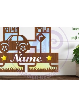 Σετ των 3 Intra απο ξύλο plywood 3mm-4mm πάχος Μονόγραμμα κεφαλαίου αυτοκινήτου Επιστολή H Δίασταση 9x9 cm INTRAFABR-100098076