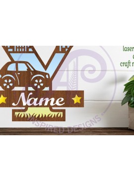 Σετ των 3 Intra απο ξύλο plywood 3mm-4mm πάχος Μονόγραμμα κεφαλαίου αυτοκινήτου Επιστολή Y Δίασταση 9x9 cm INTRAFABR-100098537