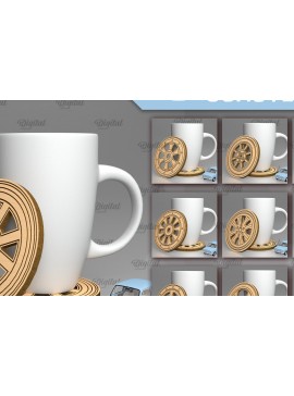 Intra απο ξύλο plywood 3mm-4mm πάχος Δέσμη σουβέρ αυτοκινήτου Δίασταση 30x20 cm INTRAFABR-90004221