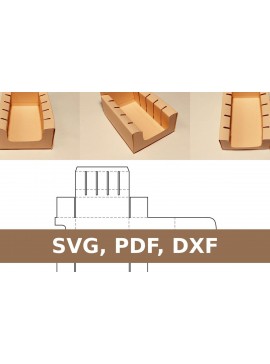 Σετ των 2 Intra απο ξύλο plywood 3mm-4mm πάχος Οθόνη καρτών Δίασταση 15x15 cm INTRAFABR-33666099