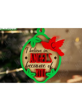 Σετ των 3 Intra απο ξύλο plywood 3mm-4mm πάχος Χριστουγεννιάτικο στολίδι Cardinal Memorial|CNC Δίασταση 8x8 cm INTRAFABR-107885933