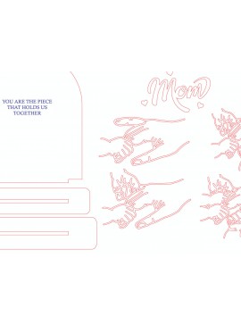 Intra απο ξύλο plywood 3mm-4mm πάχος Cardinal Memorial Cutfile Δίασταση 30x20 cm INTRAFABR-118004818