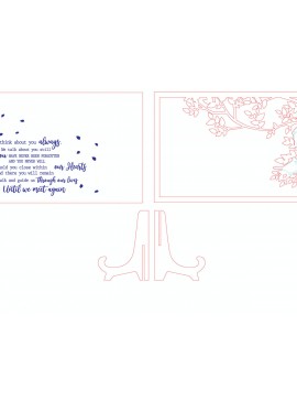 Σετ των 2 Intra απο ξύλο plywood 3mm-4mm πάχος Cardinal Memorial Standing Decor Δίασταση 15x15 cm INTRAFABR-116841410