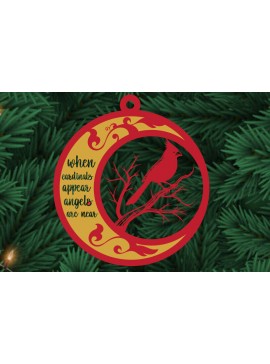 Σετ των 3 Intra απο ξύλο plywood 3mm-4mm πάχος Cardinal Ornaments Metal  Δίασταση 8x8 cm INTRAFABR-111502435